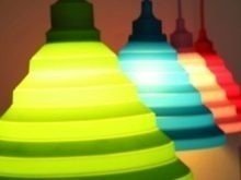 Современные подвесные силиконовые светильники
