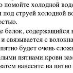 Как отстирать кровь с одежды, мебели, ковров