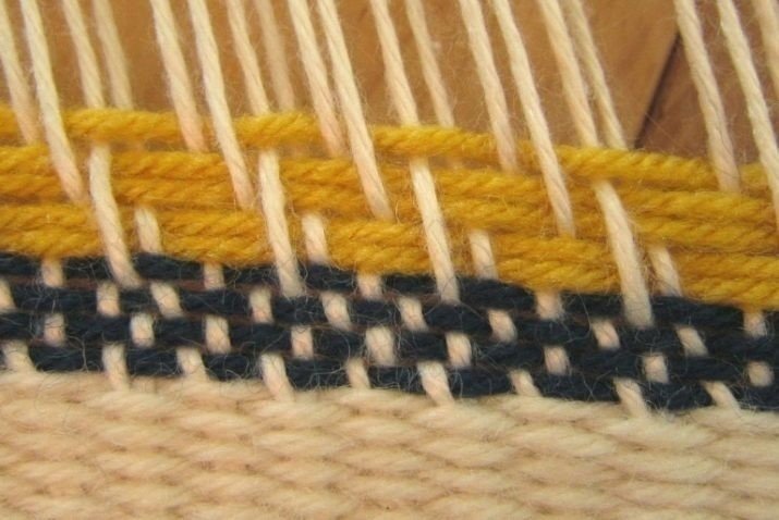 Лен плетение узор тканье