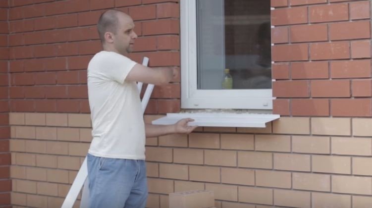 Монтаж наружных откосов на пластиковые окна своими руками