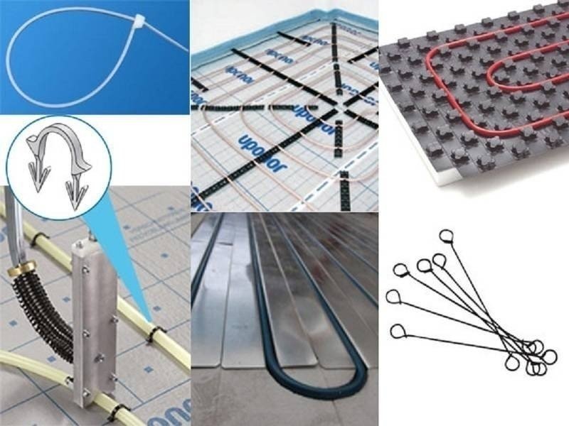Крепеж теплого пола к бетону