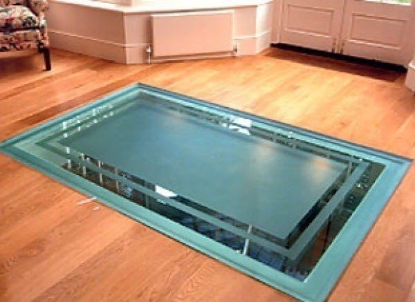 Стеклянный пол спортивный asb glass floor