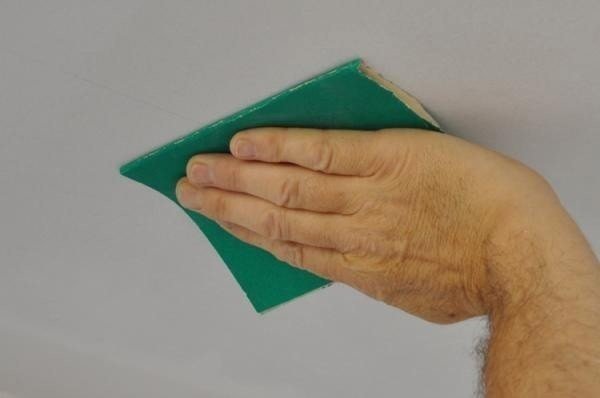 Наждачная бумага для шпаклевки потолка