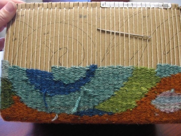 Плетение гобелена начальной школы