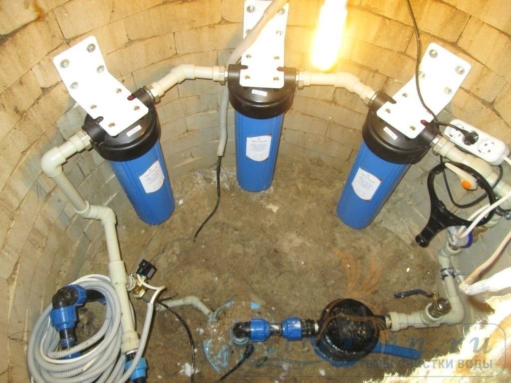 Фильтр грубой очистки воды для скважины перед насосом