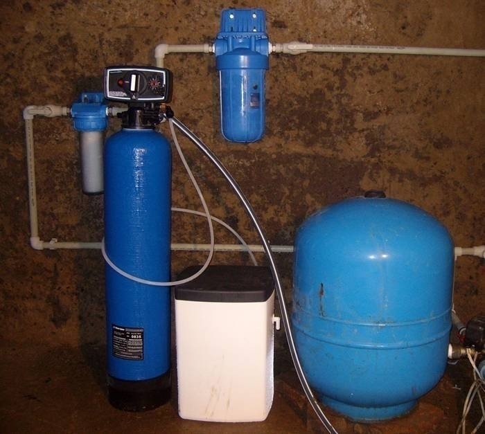 Система фильтров для очистки воды из скважины