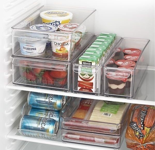 Контейнеры для хранения продуктов в холодильнике
