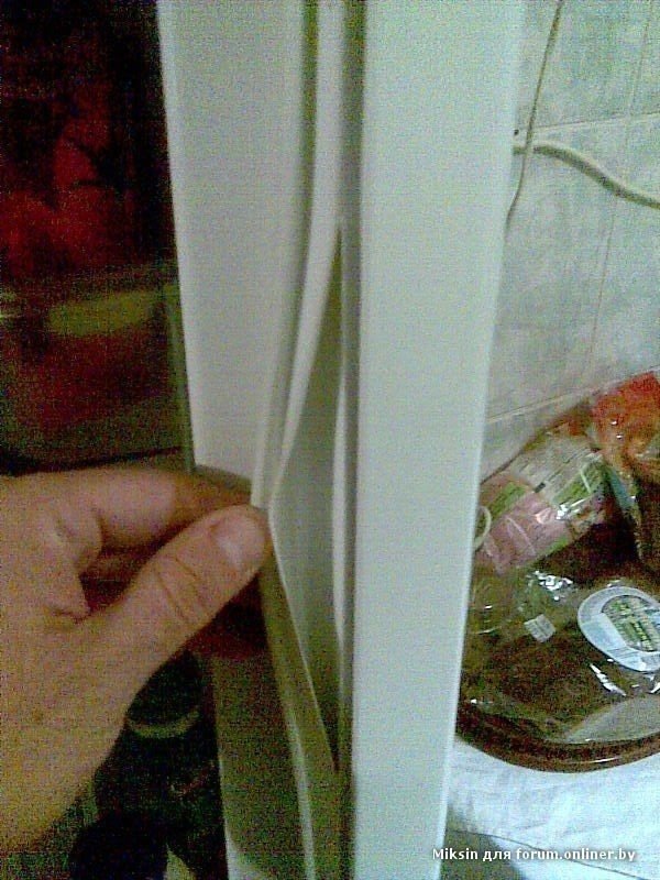 Порвана резинка на дверце холодильника