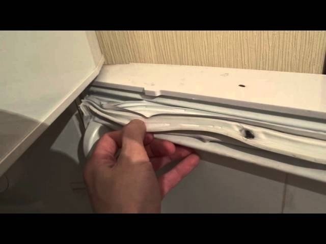 Порвана уплотнительная резинка на дверце холодильника