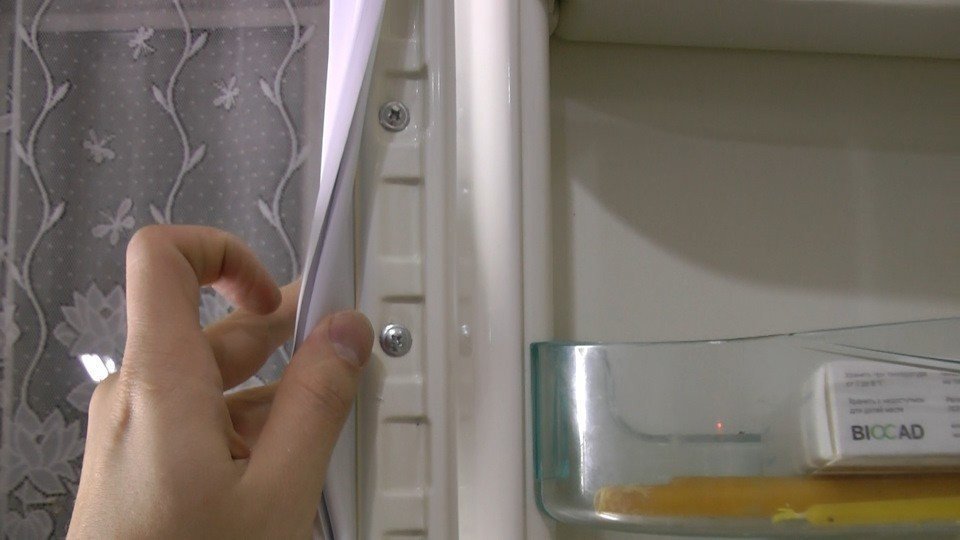 Замена резинового уплотнителя дверцы холодильника