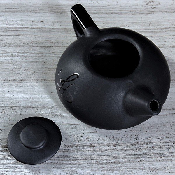 Чайник заварочный керамический черный