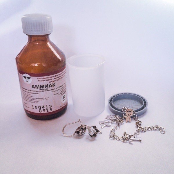 Жидкость для рук с аммиаком и глицерином