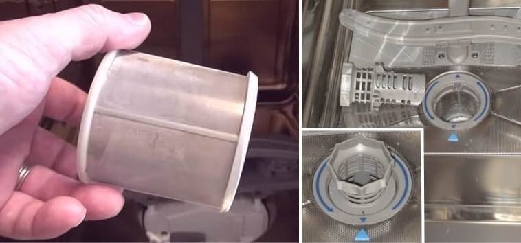 Чистка фильтра посудомоечной машины electrolux