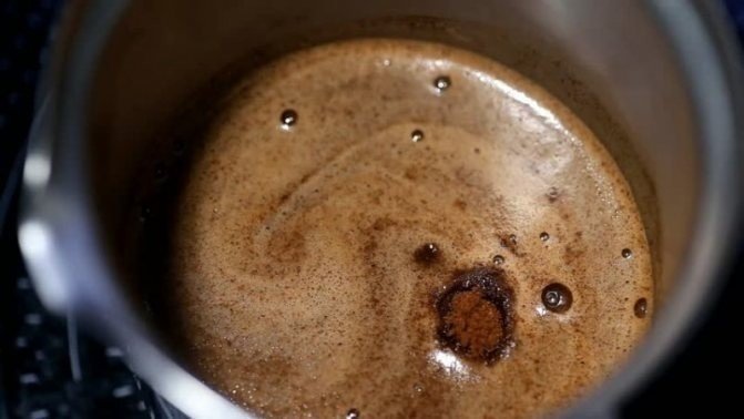 Кофе в кастрюле