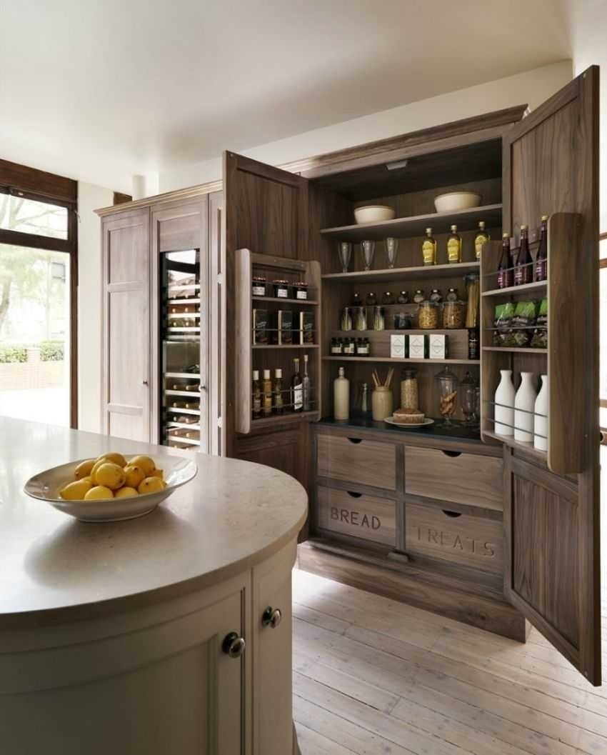 Кухонная кладовая в частном доме дизайн
