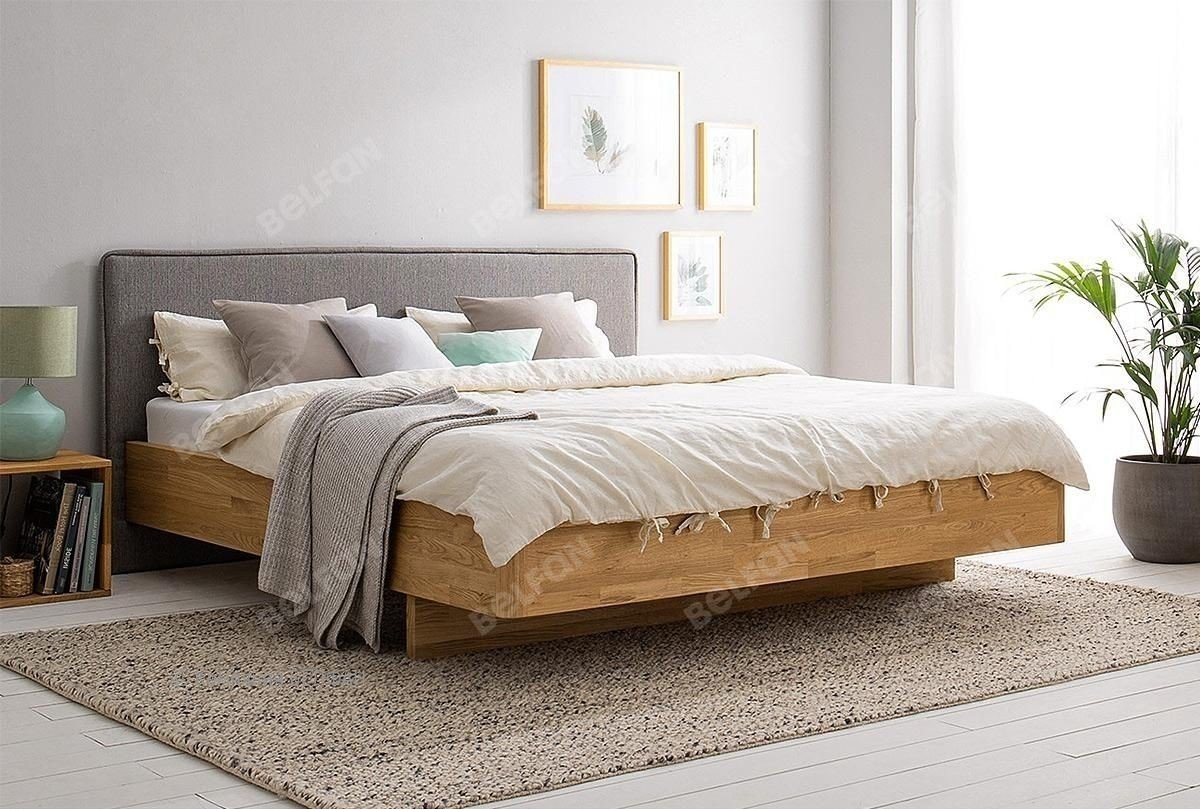 Кровать в современном стиле дзен