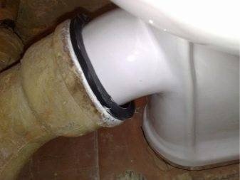 Соединение унитаза с канализационной трубой без гофры