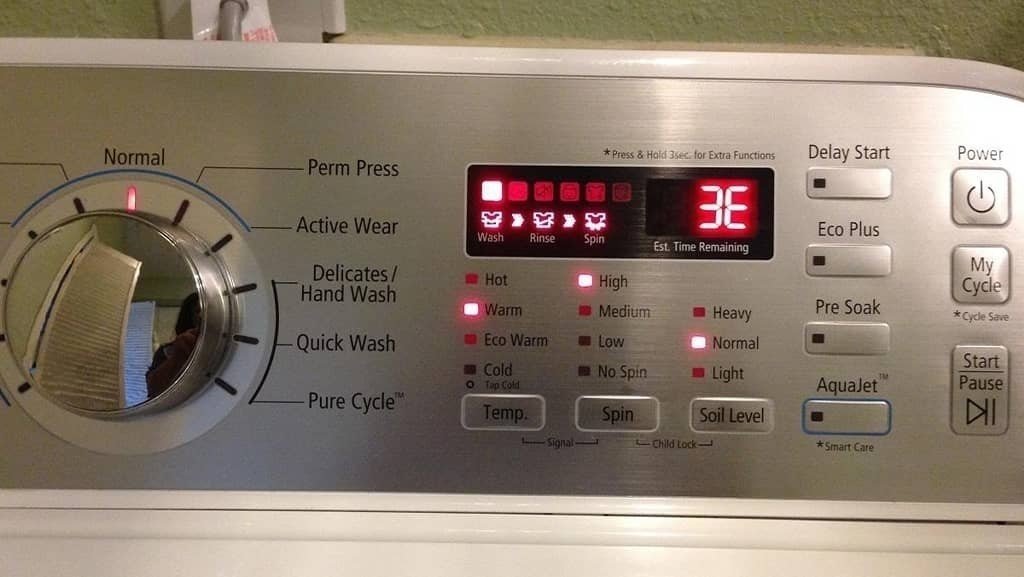 Ошибка стиральной машины самсунг