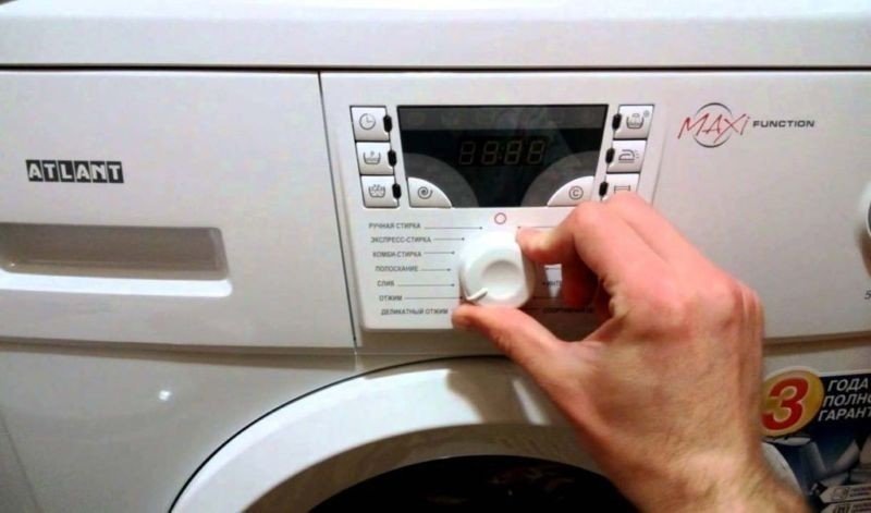 Ошибка в стиральной машине