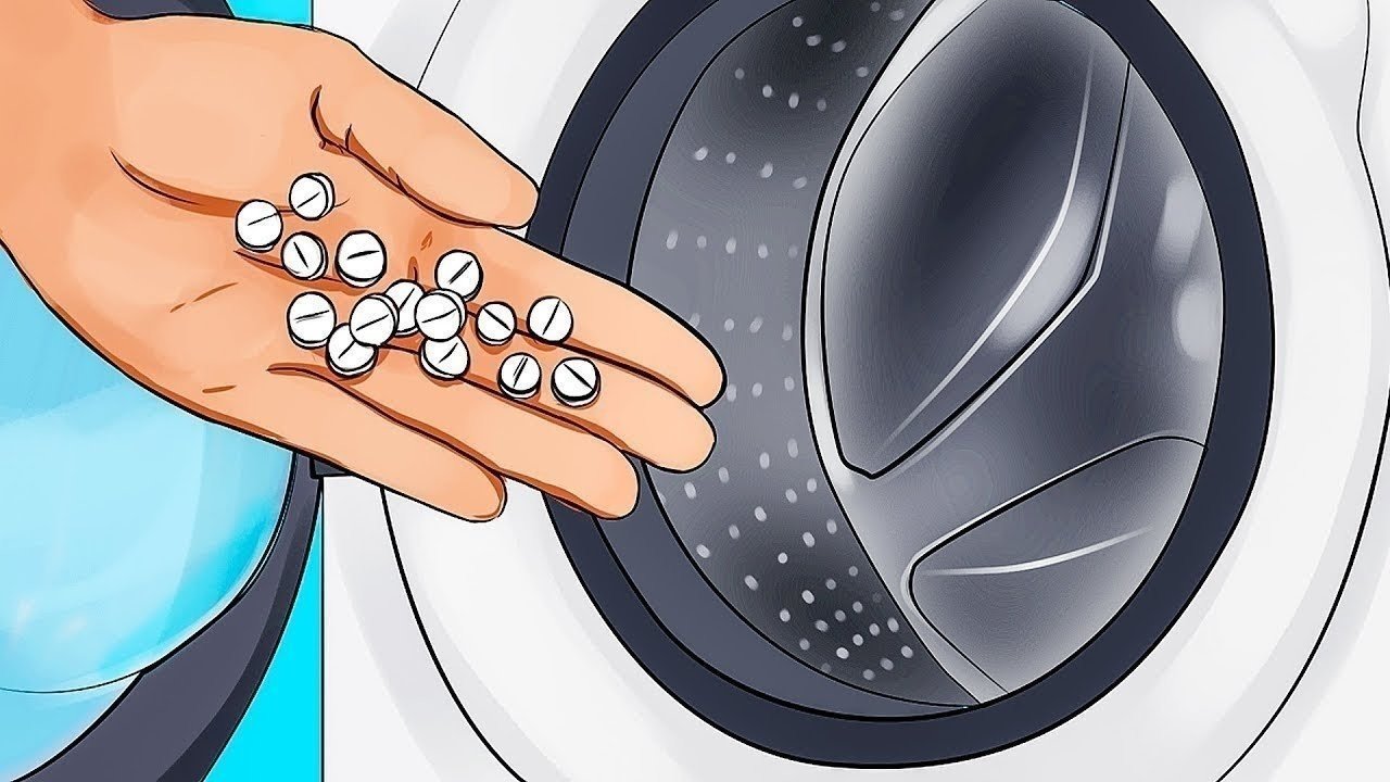 Для чего бросать таблетку аспирина в стиральную машинку